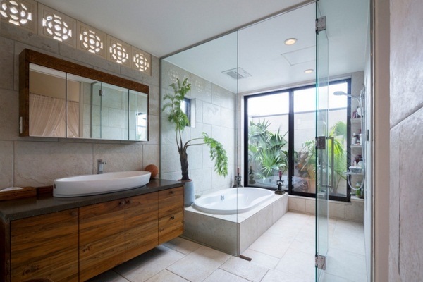 Asian-Wall-symbols-bathroom-wall